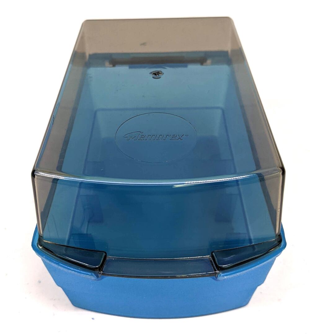 Vintage Memorex 40-Disc 3.5" Diskette Storage Box - Gently Used